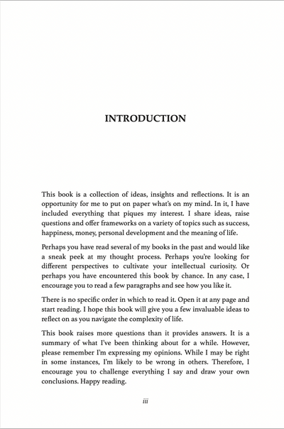 Essays: Reflections on Success, Happiness, and the Meaning of Life