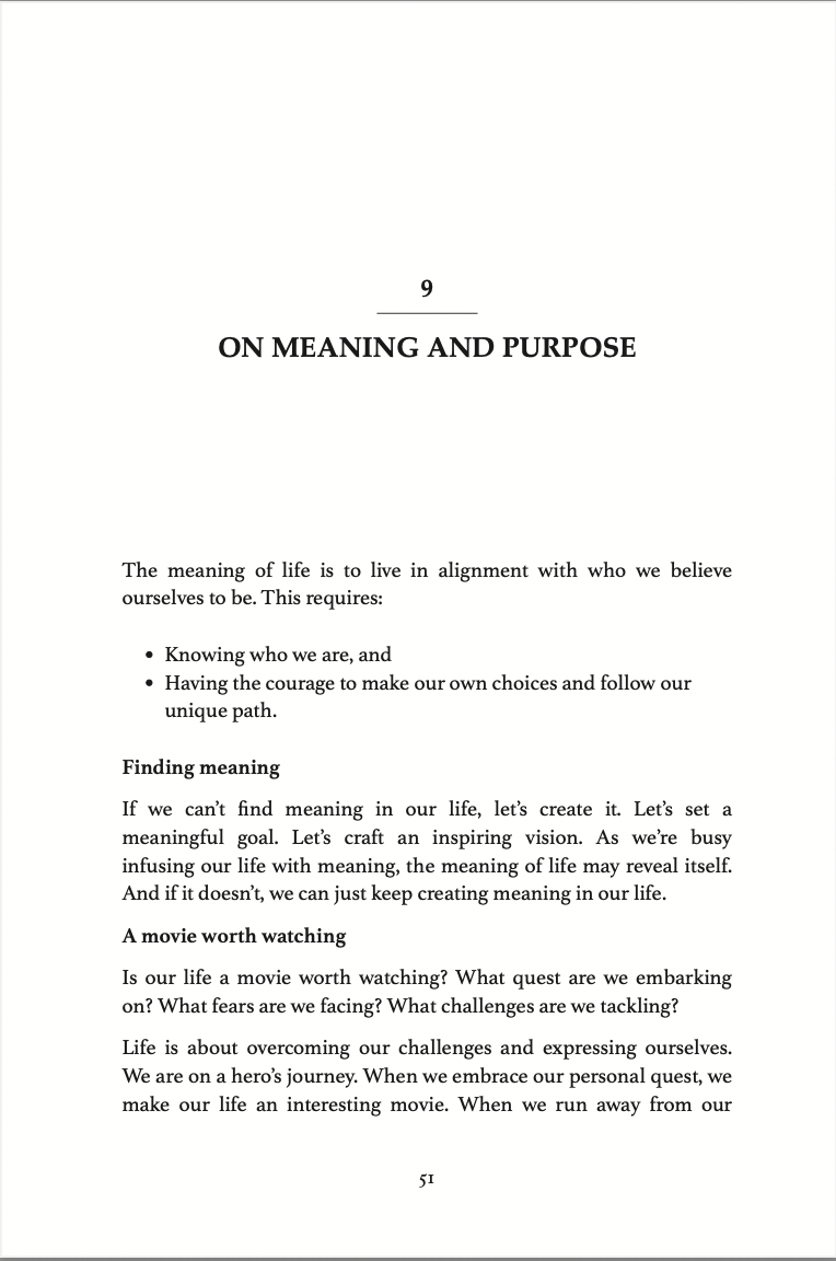 Essays: Reflections on Success, Happiness, and the Meaning of Life